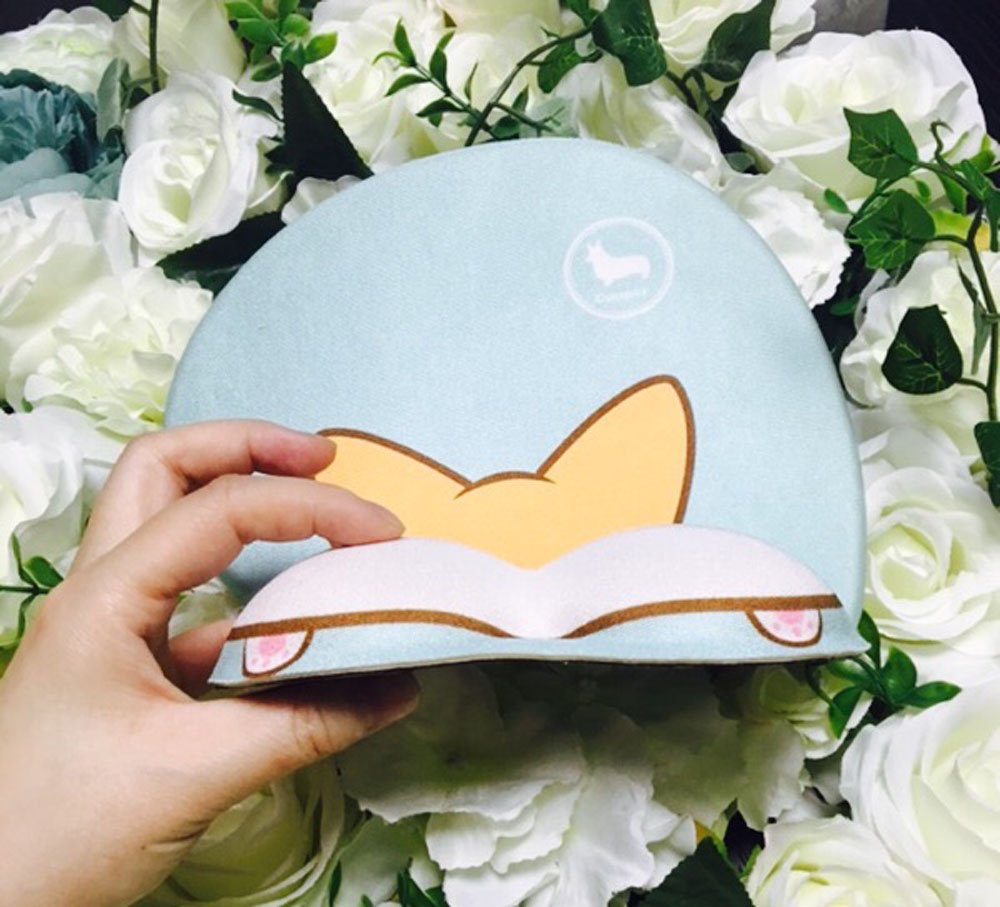 3D Corgi Mouse Pad Shape Silicone Mouse Pad Mouse Mat