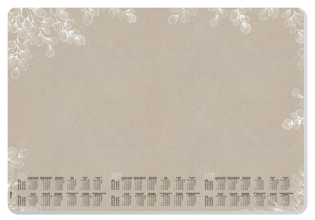 SIGEL Paper Desk Pad DIN A2 Calendar 2026-2028 30 Sheets