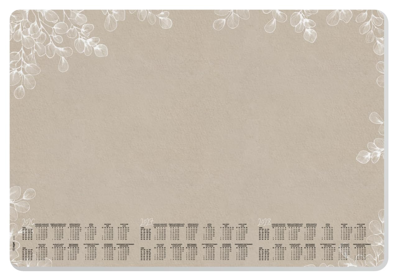 SIGEL Paper Desk Pad DIN A2 Calendar 2026-2028 30 Sheets