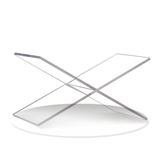 LIZ QNNALY Clear Acrylic Book Holder，Transparency Reading Open Book Stand with Paperweight, Perfect