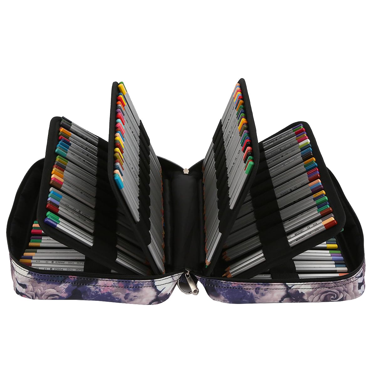 Lbxgap 300 Slots Colored Pencil Case w/Handle & Shoulder Strap