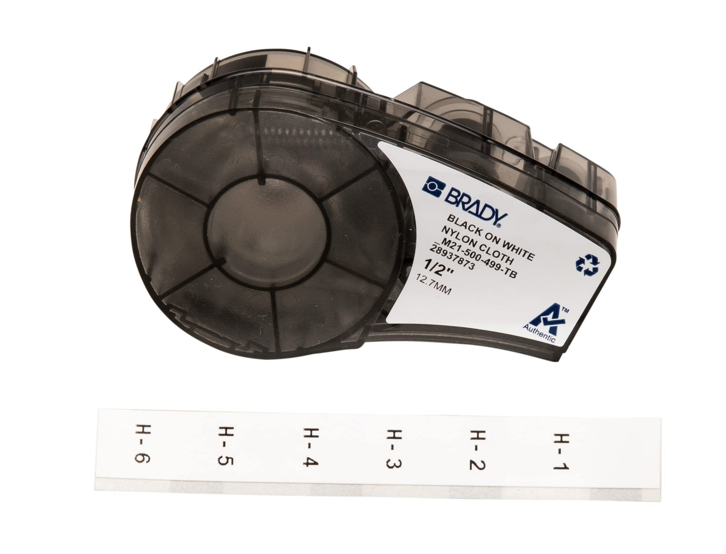 Brady Authentic (M21-500-499-TB) Multi-Purpose Nylon Label for General ID, Wire Marking, and Lab