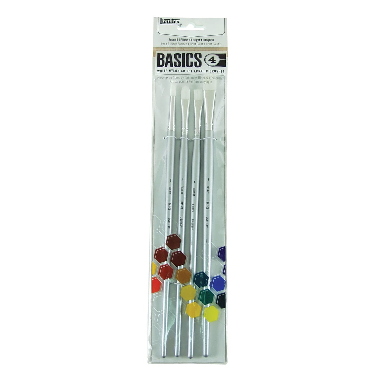 Liquitex Basics Acylic Paintbrush Set of 4