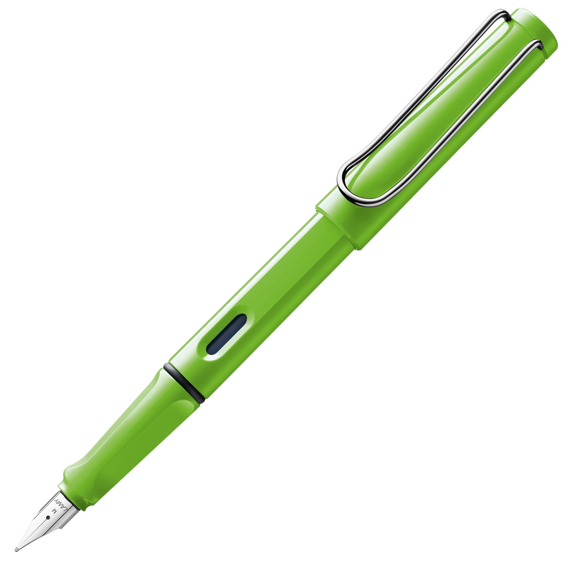 LAMY safari green - Fountain Pen with ergonomic grip & polished Left-Handed steel nib (LH) in size