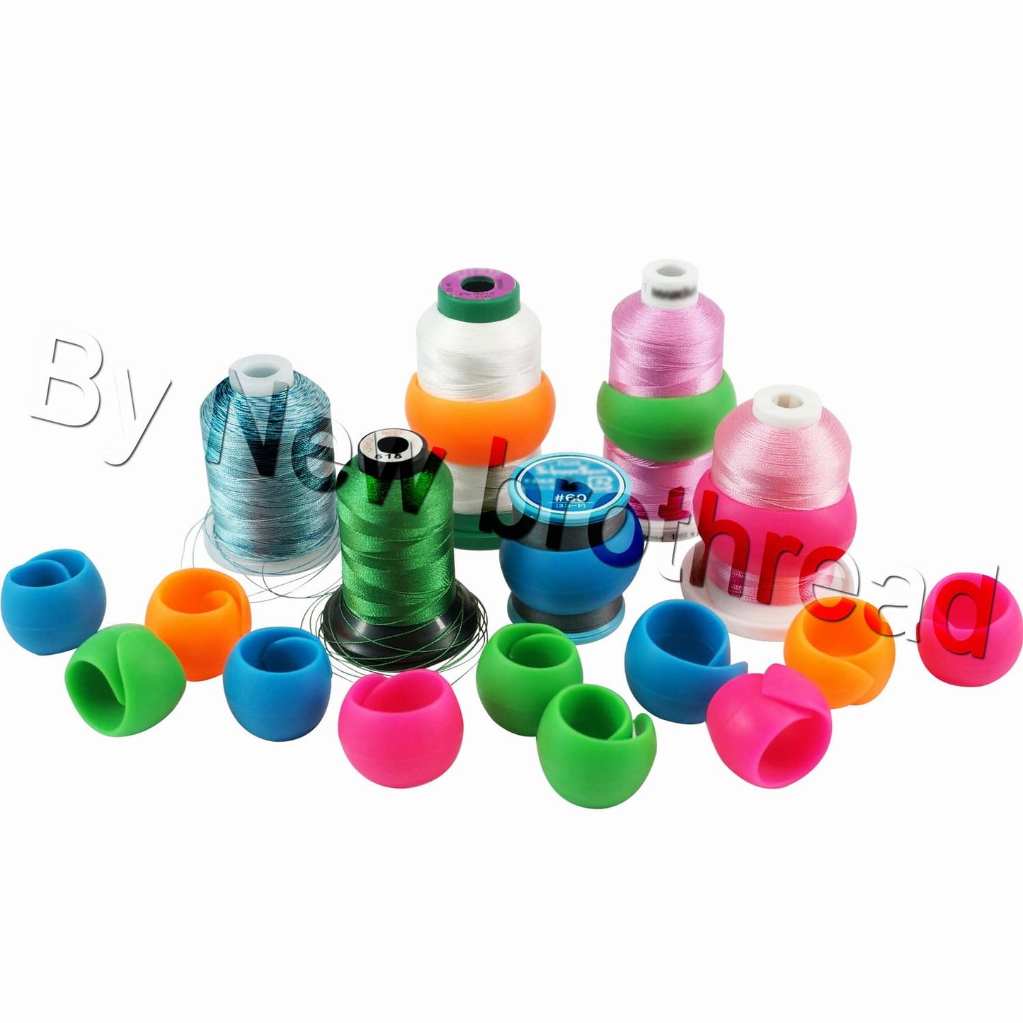 New Brothread 100pcs Thread Spool Huggers