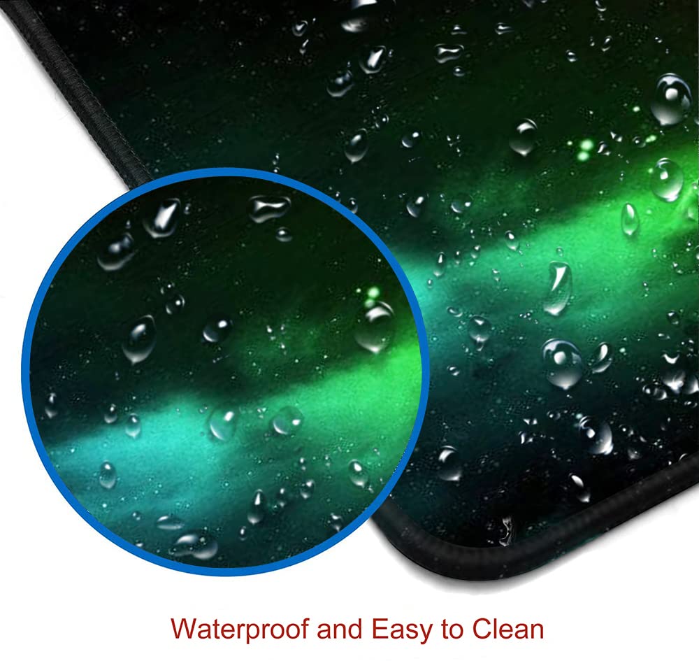 SANWUMIAN Mouse Pad Gaming, Large Mouse Pads for Desk, Keyboard Mouse Mat Desk Pad, Non-Slip Rubber