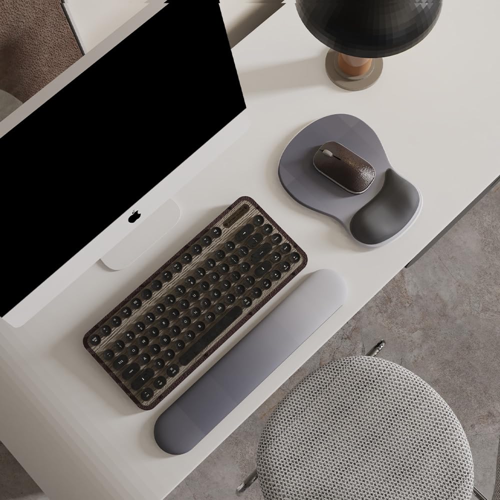 ErgoComfort Gel Wrist Rest Mouse Pad-Ergonomic Office Mousepad with Wrist Support-Non-Slip, Design