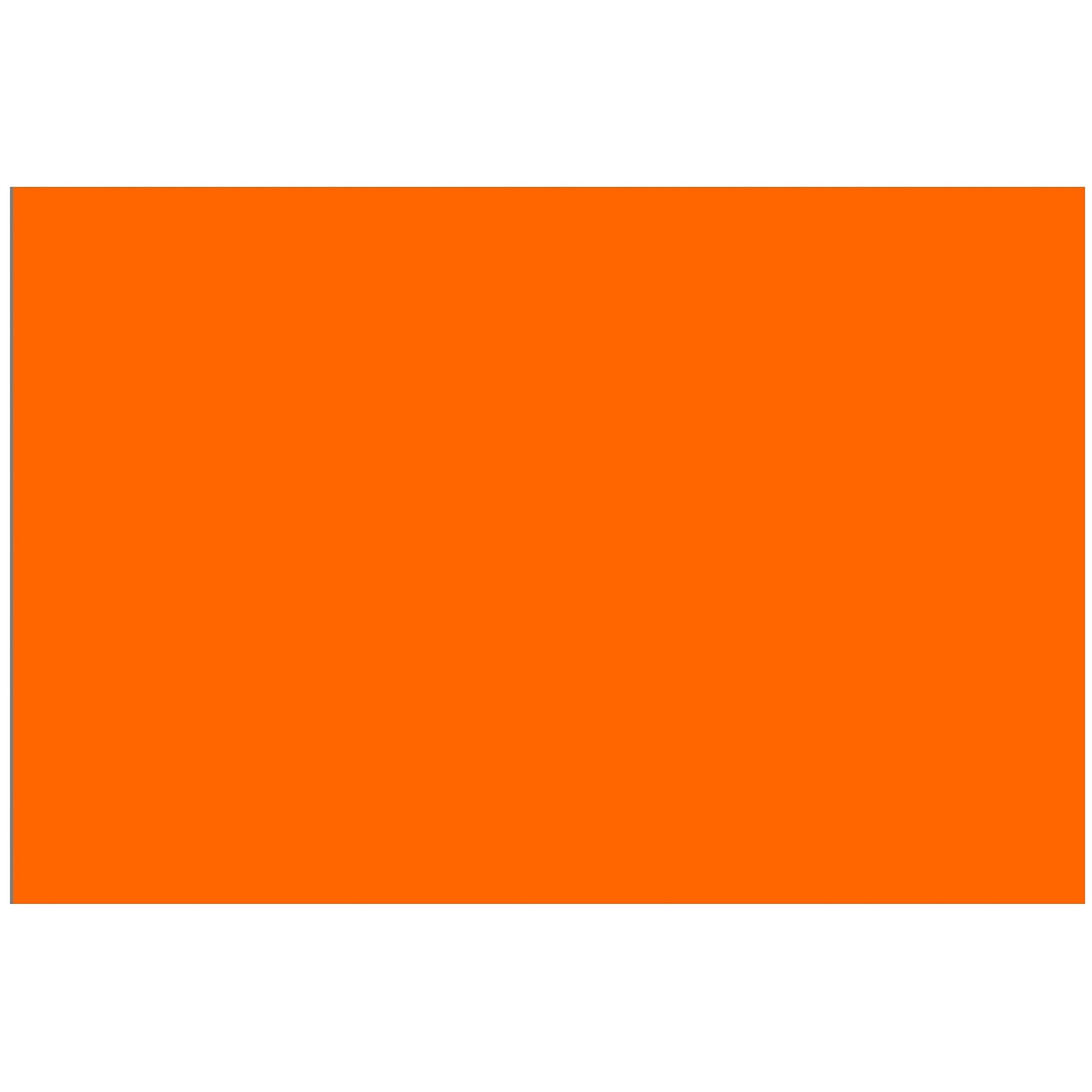 Colonial Cards: 100 Color Cardstock 4" x 6" Index Cards, Orange, Unruled