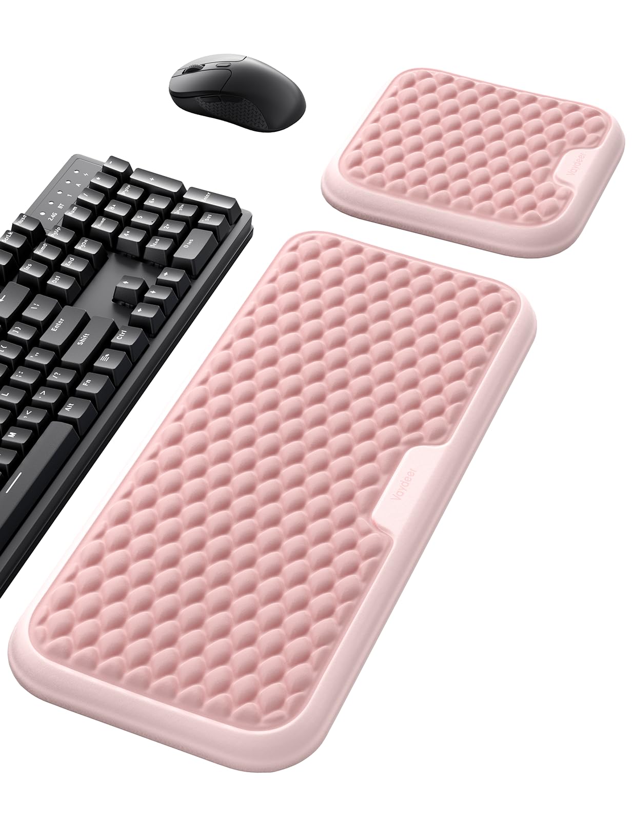 Vaydeer Extra Large Wide Wrist Rest Set for Keyboard and Mouse, Computer Ergonomic Wrist Support