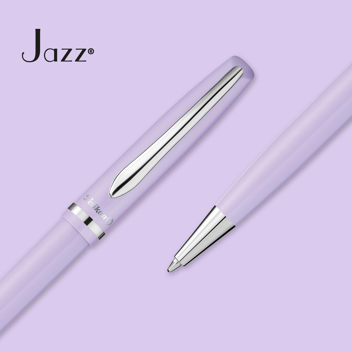 Pelikan Jazz Pastel Ballpoint Pen, Lavender, Boxed, 1 Each (812641)