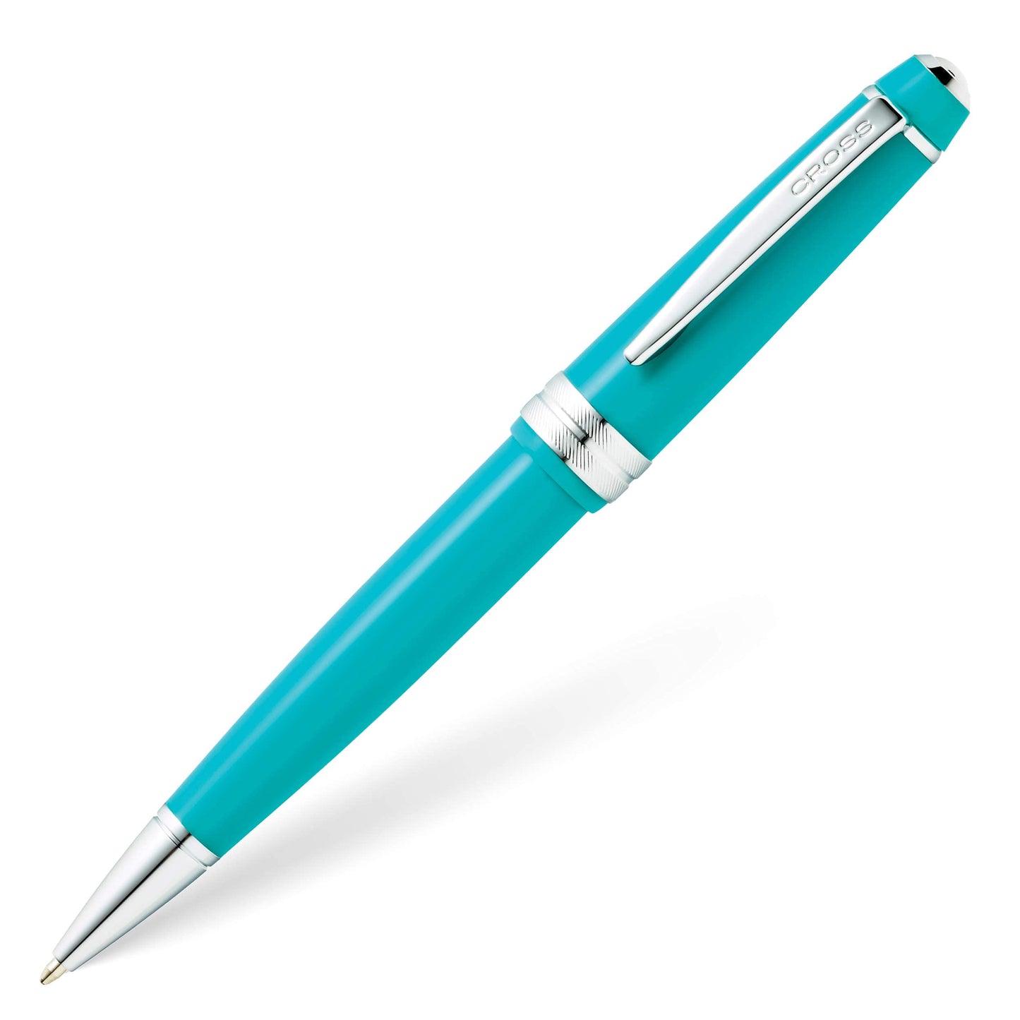Cross Bailey Light Polished Teal Ballpoint Pen, Medium Point, Black Ink
