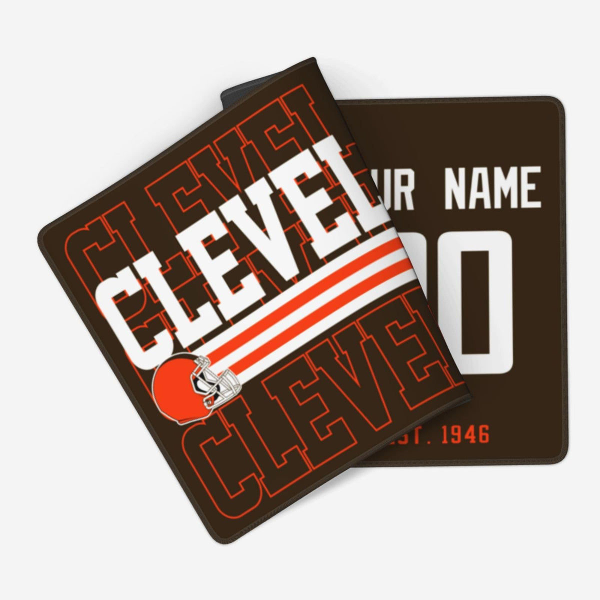 ANTKING Cleveland Mouse Pad Custom Name and Number Desk Pad for Men Women Youth Gifts