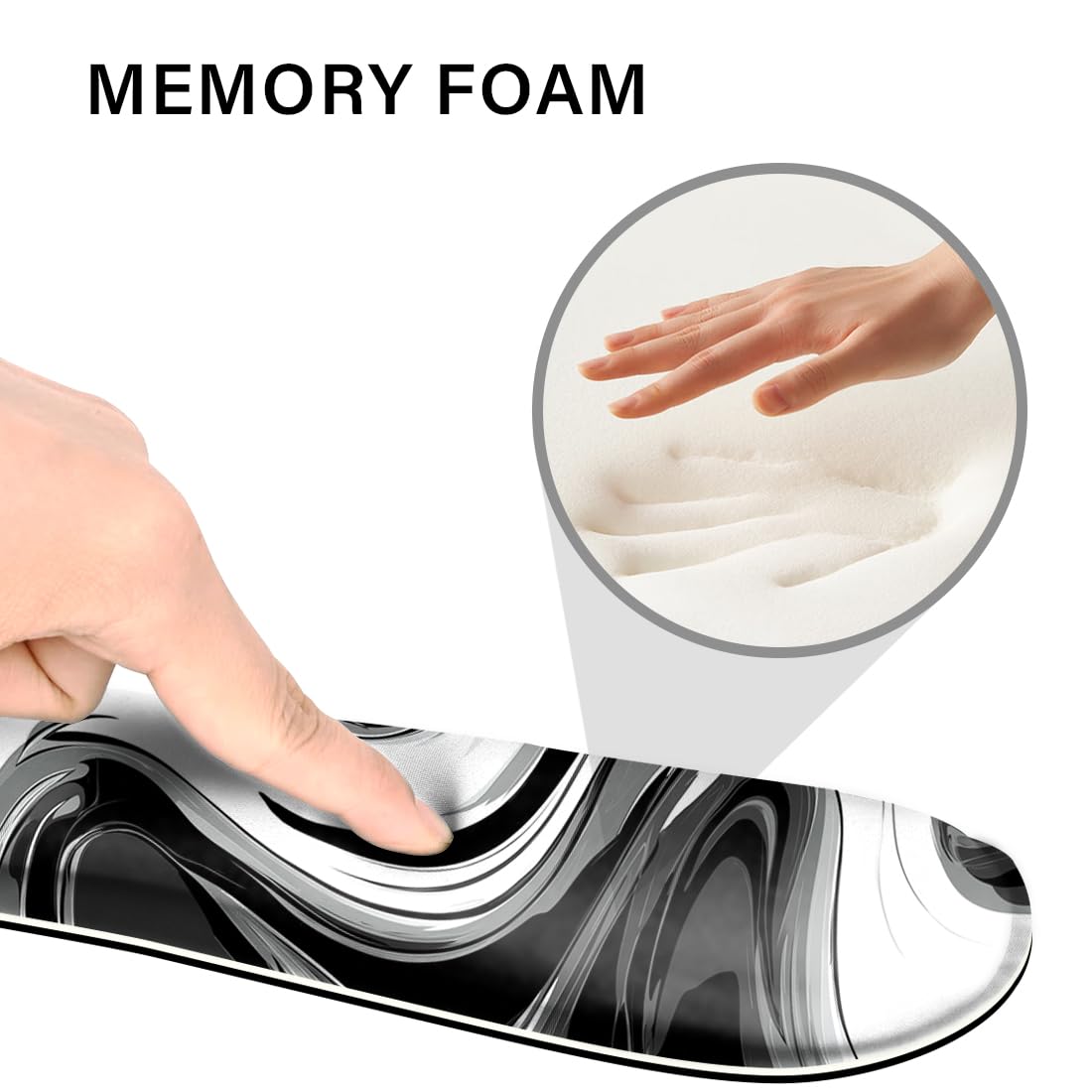 Desk Pad and Keyboard Wrist Rest, Large Mouse Pad + Keyboard Pad+Mouse Wrist Support, Non-Slip Desk