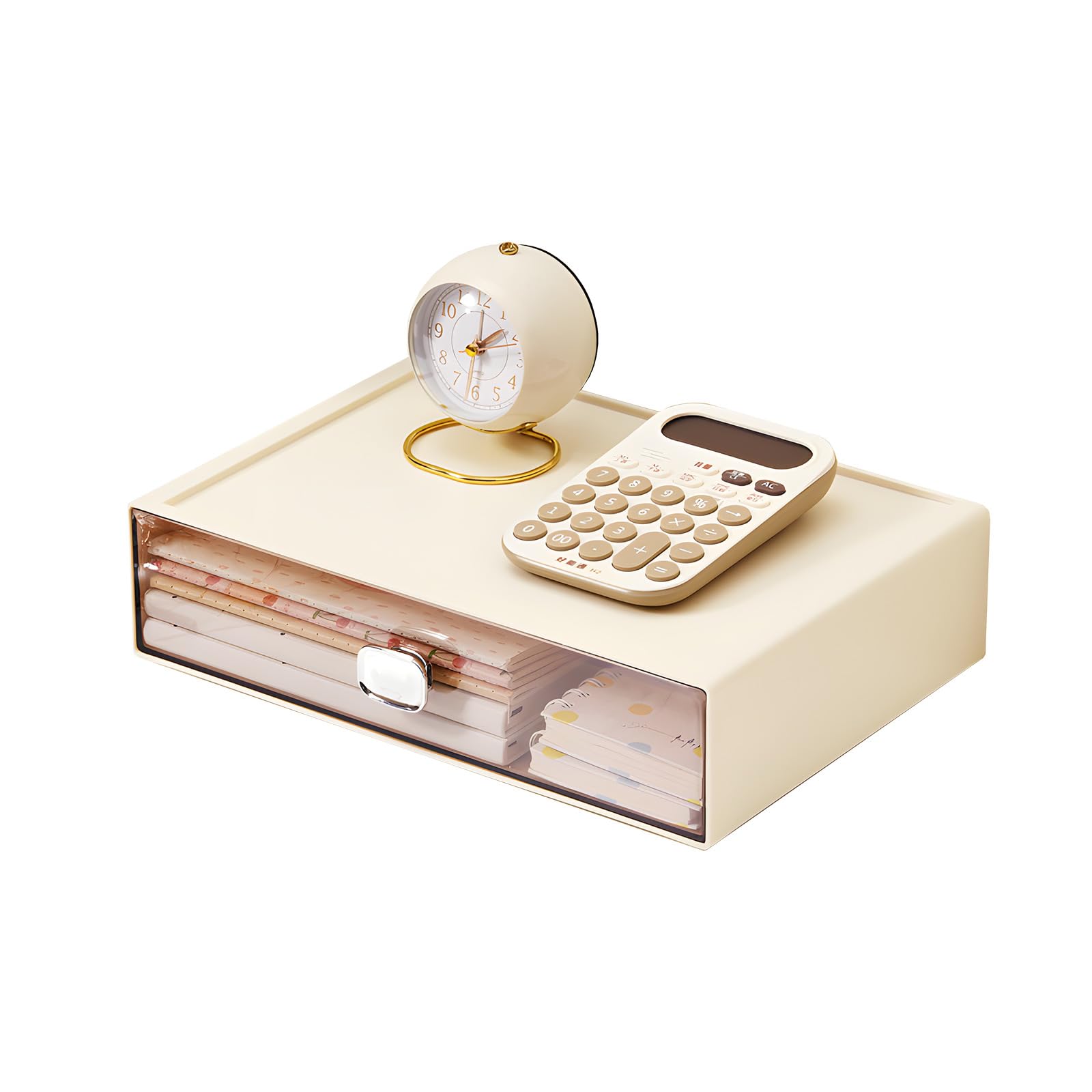 OSteed Desktop Storage Drawers, Plastic Countertop Printer Paper Organizer
