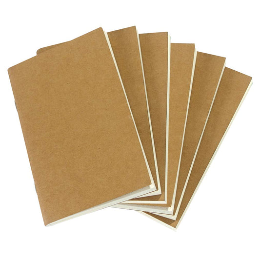 Dotted Notebook Journal, Pocket 3.5 x 5.5 Memo Book - Thick Dot Grid Paper - Total 192 Sheets / 384