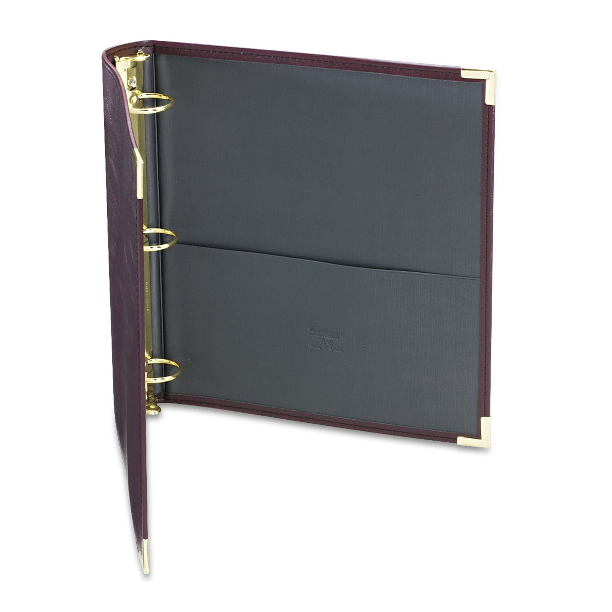 Samsill Classic Collection Leather 3 Ring Binder, Executive Presentation Portfolio, 1.5 Inch (Holds
