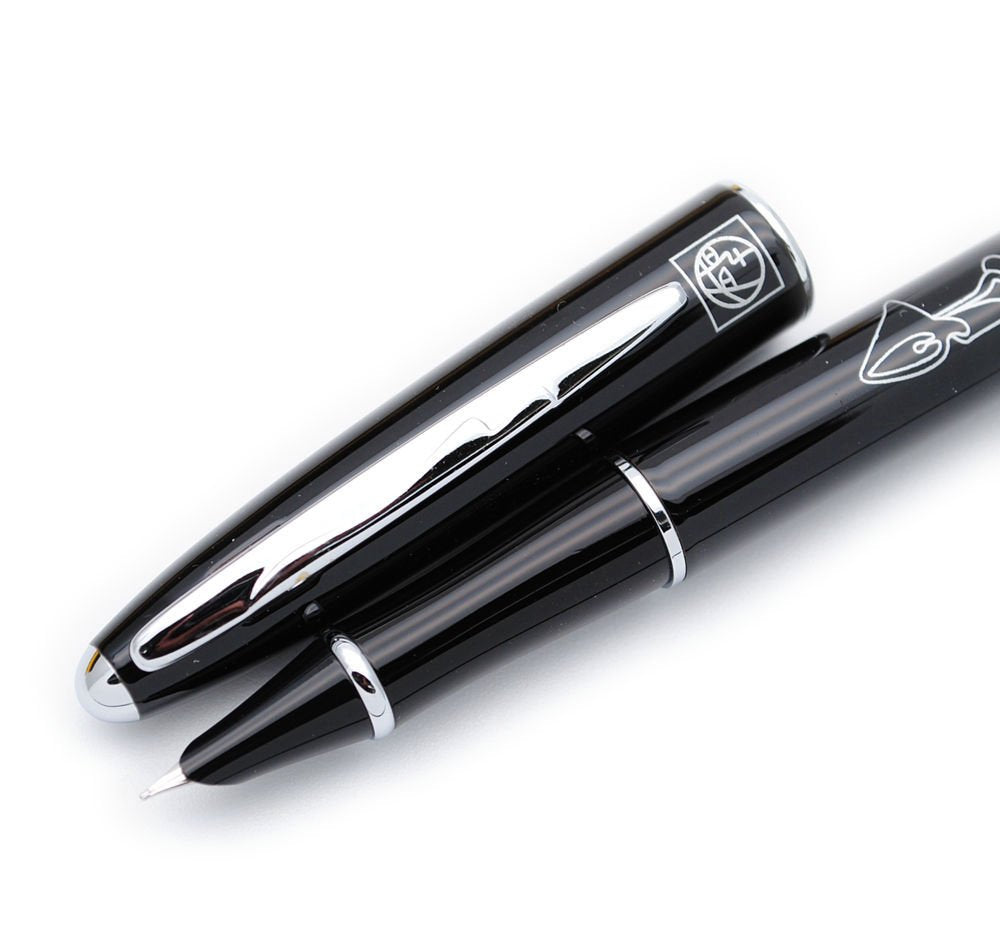 Picasso 606 Ultrafine Accounting Fountain Pen EF Nib Original Box (Black)