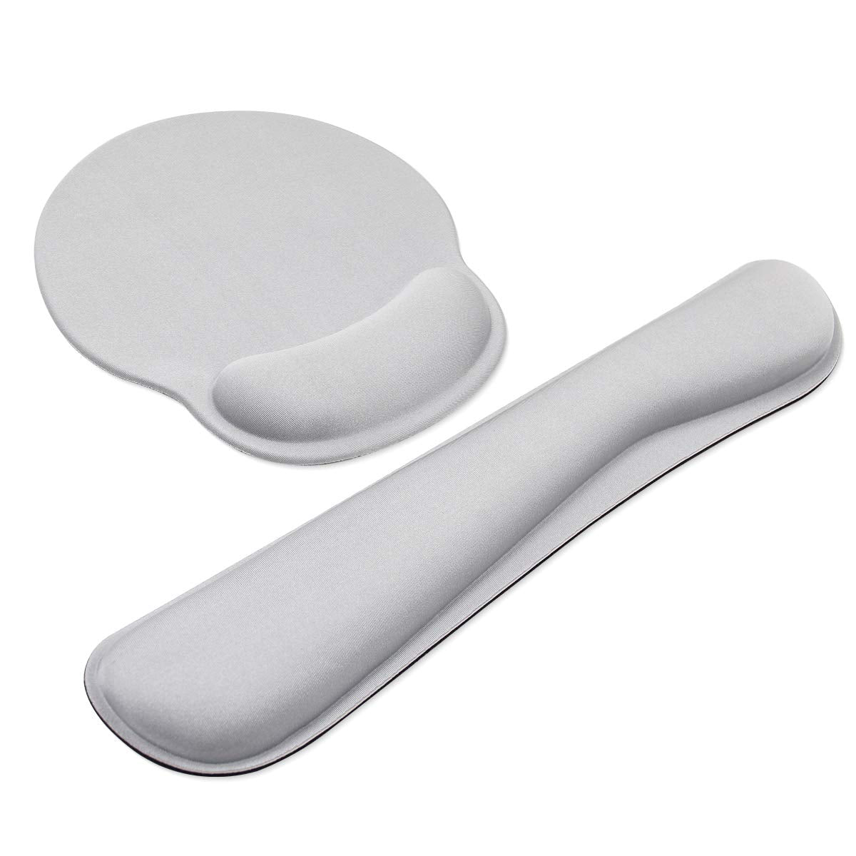AORTDES Ergonomic Keyboard Mouse Pad Wrist Rest Support Set for Laptop/Computer/Desktop,Memory Foam