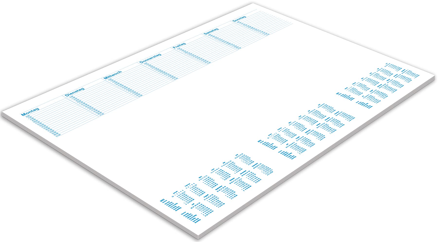 RNK 46617 Desk Pad Office, 60 x 42 cm Blank with Calendar