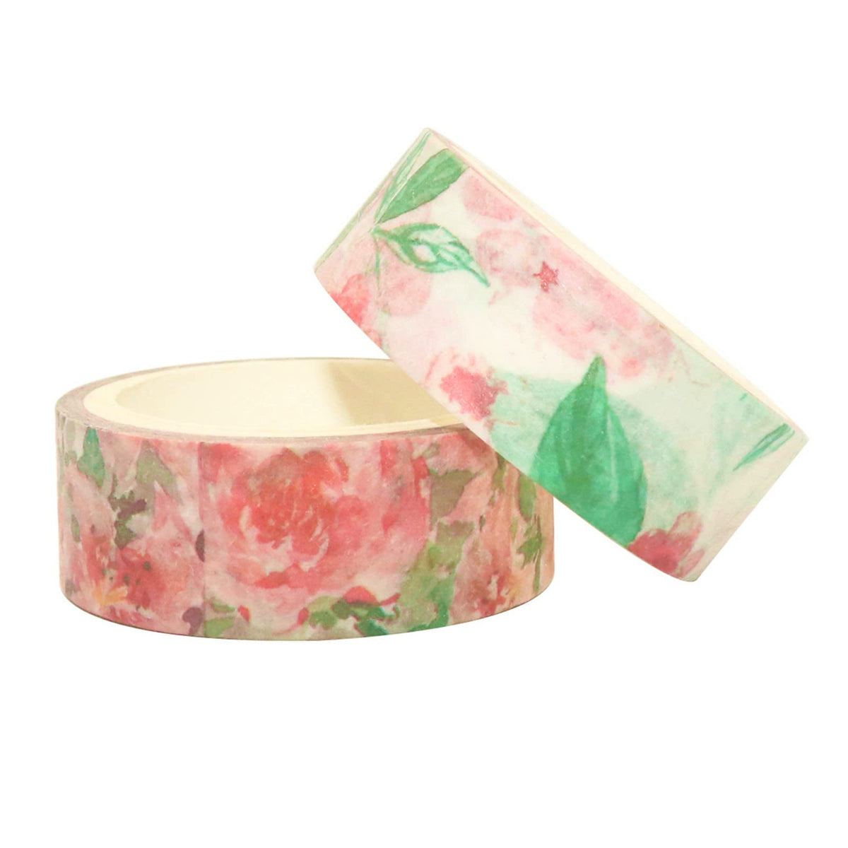 VIVIQUEN 20 Rolls Flower Washi Tape Set, 15mm Floral Washi Tape for Bullet Journal, Masking