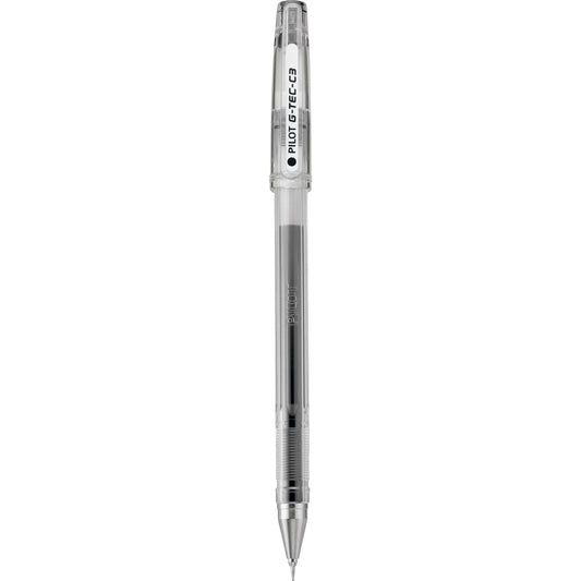 PILOT G-Tec-C Gel Ink Pens, Micro Fine Point (0.3mm), Black Ink, 12-Pack
