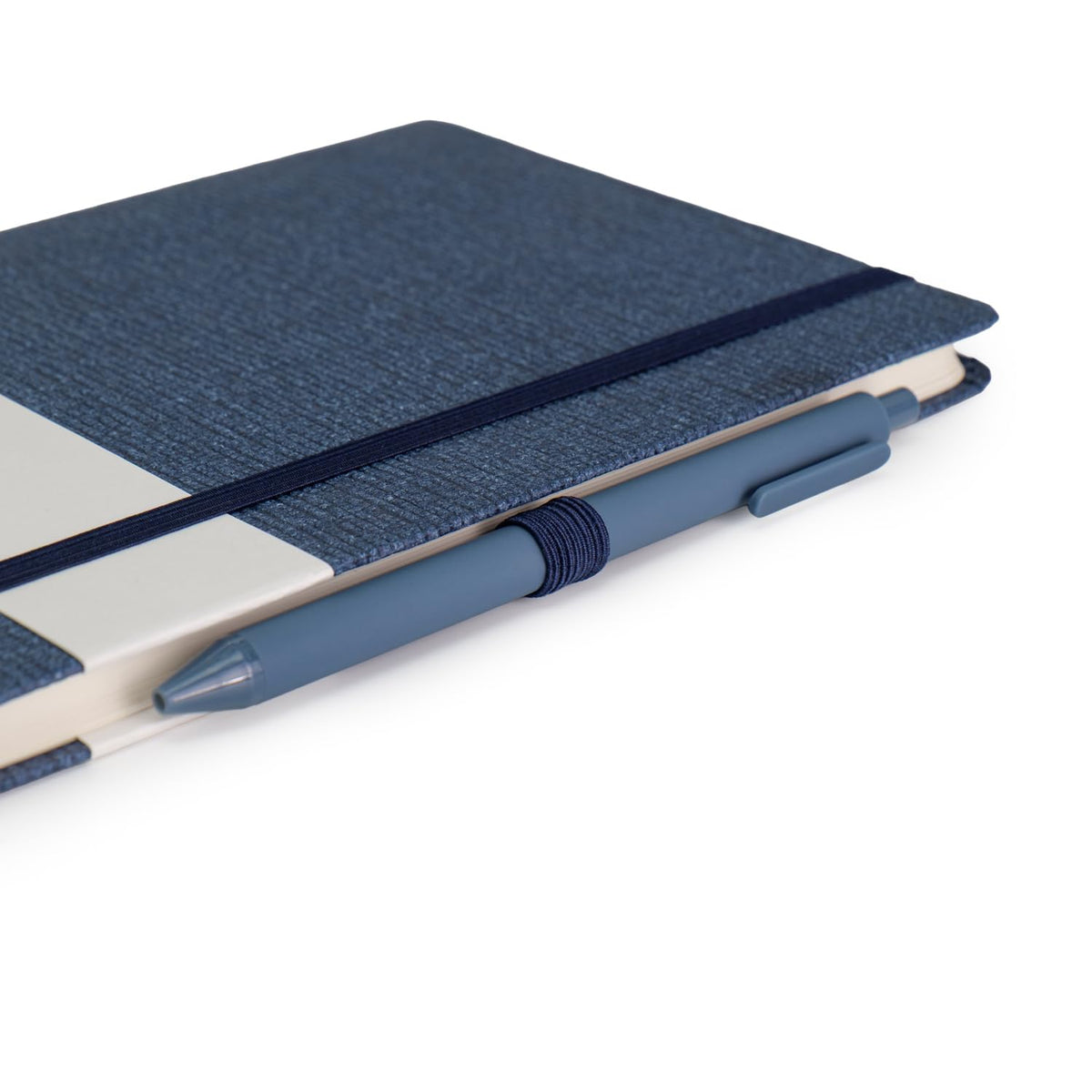 COMMA Abaca – A5 Size – Hard Bound Notebook with Elastic Band Closure & Pen Loop – 192 Pages