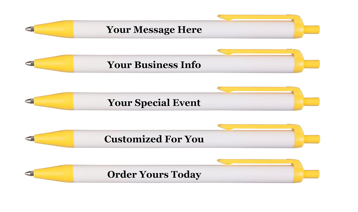 RevMark Personalized Ballpoint Pen, Custom Printed Name, Business or Event Information, Timeless