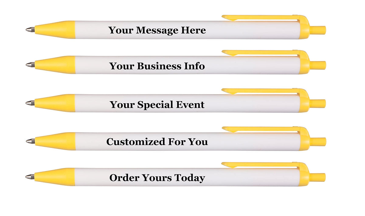 RevMark Personalized Ballpoint Pen, Custom Printed Name, Business or Event Information, Timeless