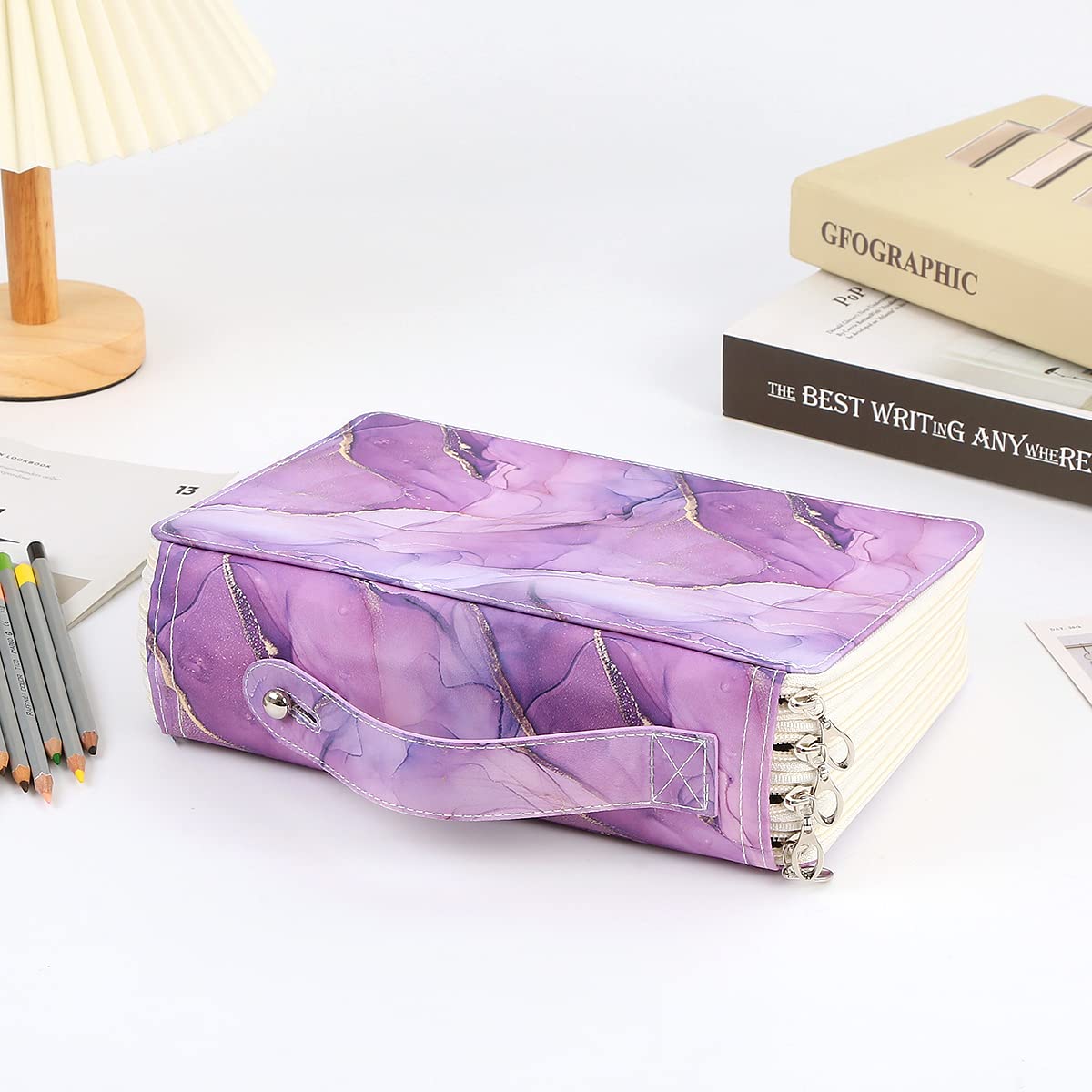 Lbxgap 200 Slots Colored Pencil Case Organizer