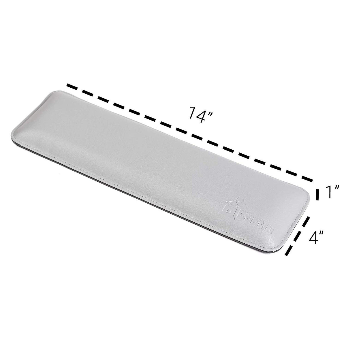 Bailey Tenkeyless by Castle - Wrist Rest for Keyboards with Around 87 Keys - Leather Ergonomic