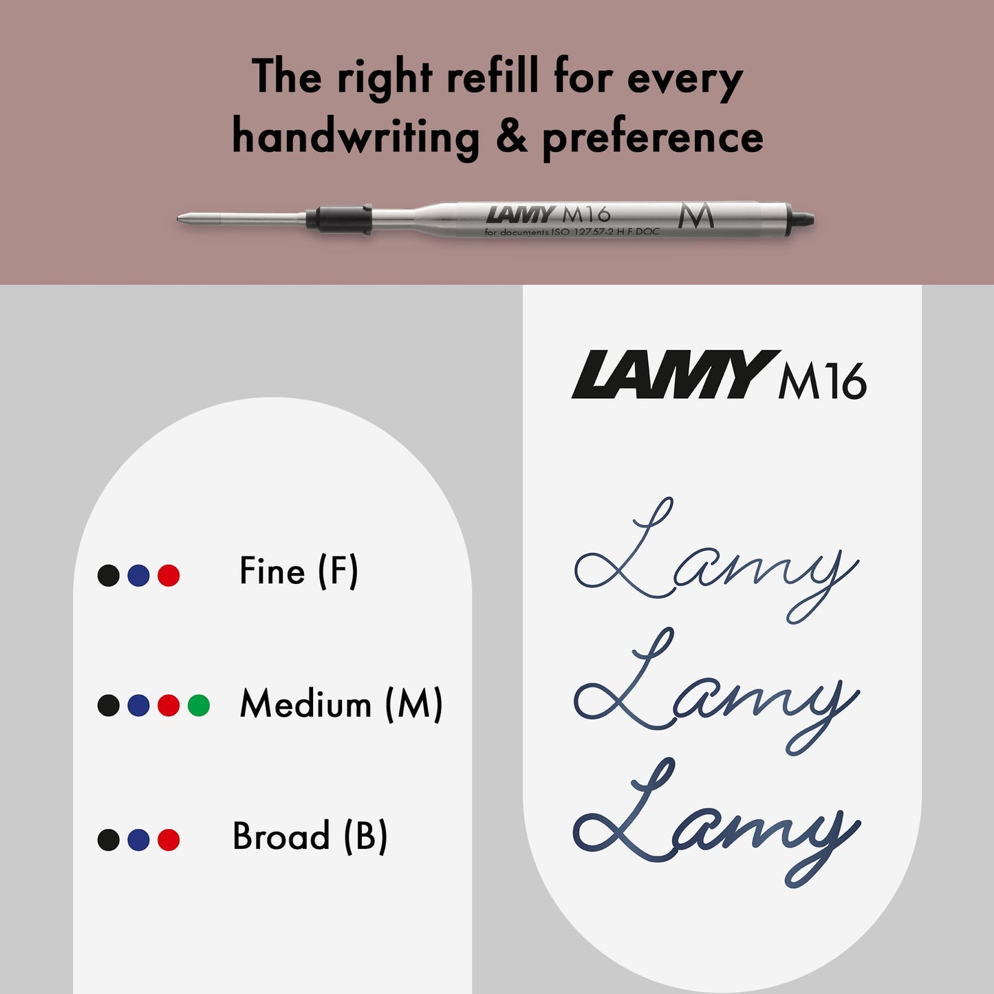 Lamy studio royalred - ballpoint pen in elegant stainless steel casing - with propeller-shaped clip