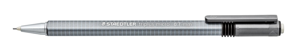 STAEDTLER 77427BK25D Triplus Micro Triangular Mechanical Pencil, 0.7mm (Blistercard of 1 + 12 HB
