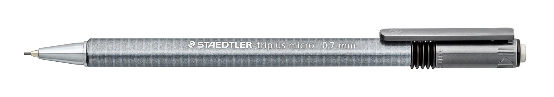 STAEDTLER 77427BK25D Triplus Micro Triangular Mechanical Pencil, 0.7mm (Blistercard of 1 + 12 HB