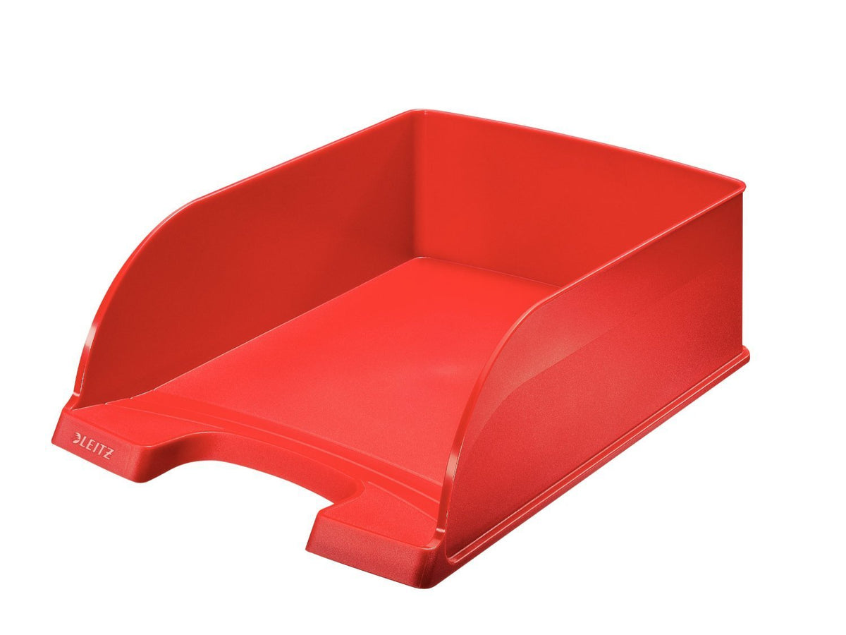Leitz A4 Letter Tray, Jumbo, Red, Plus Range, 52330025