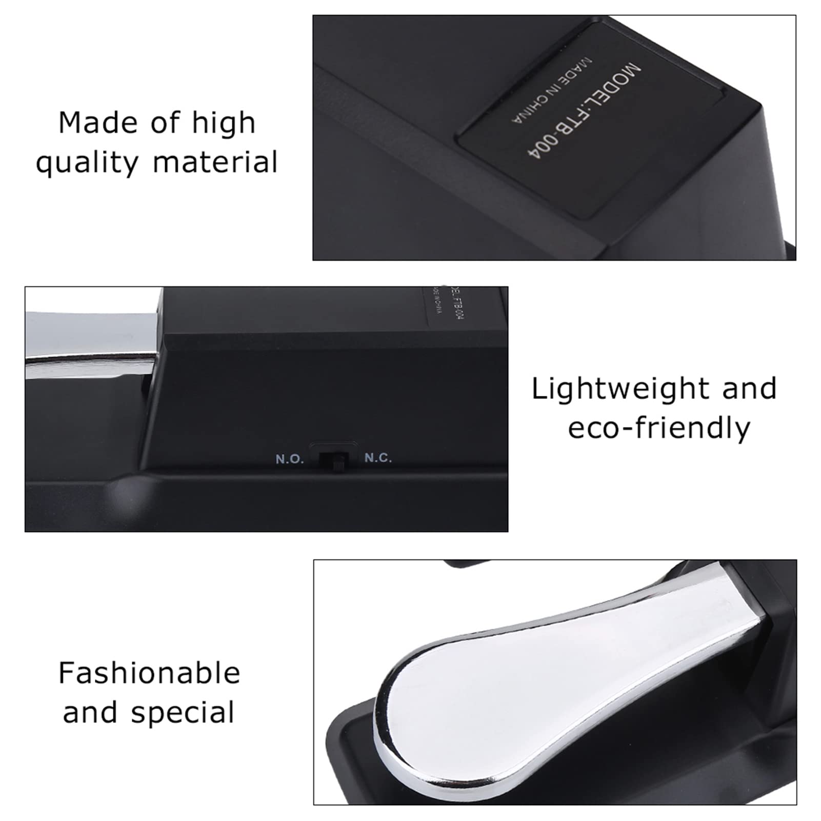 Keyboard Sustain Pedal, Universal Digital Piano Foot Pedal with Non-slip Bottom for Keyboards