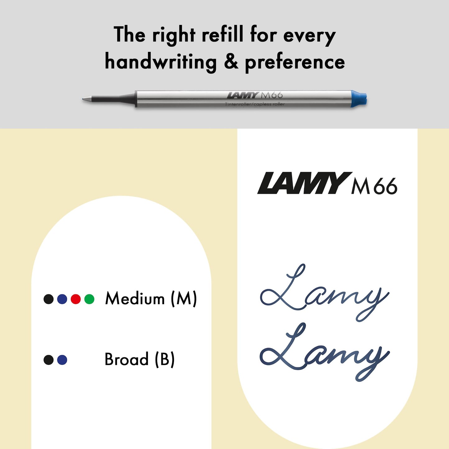 Lamy swift Palladium - modest rollerball pen with a smooth writing experience - robust metal casing