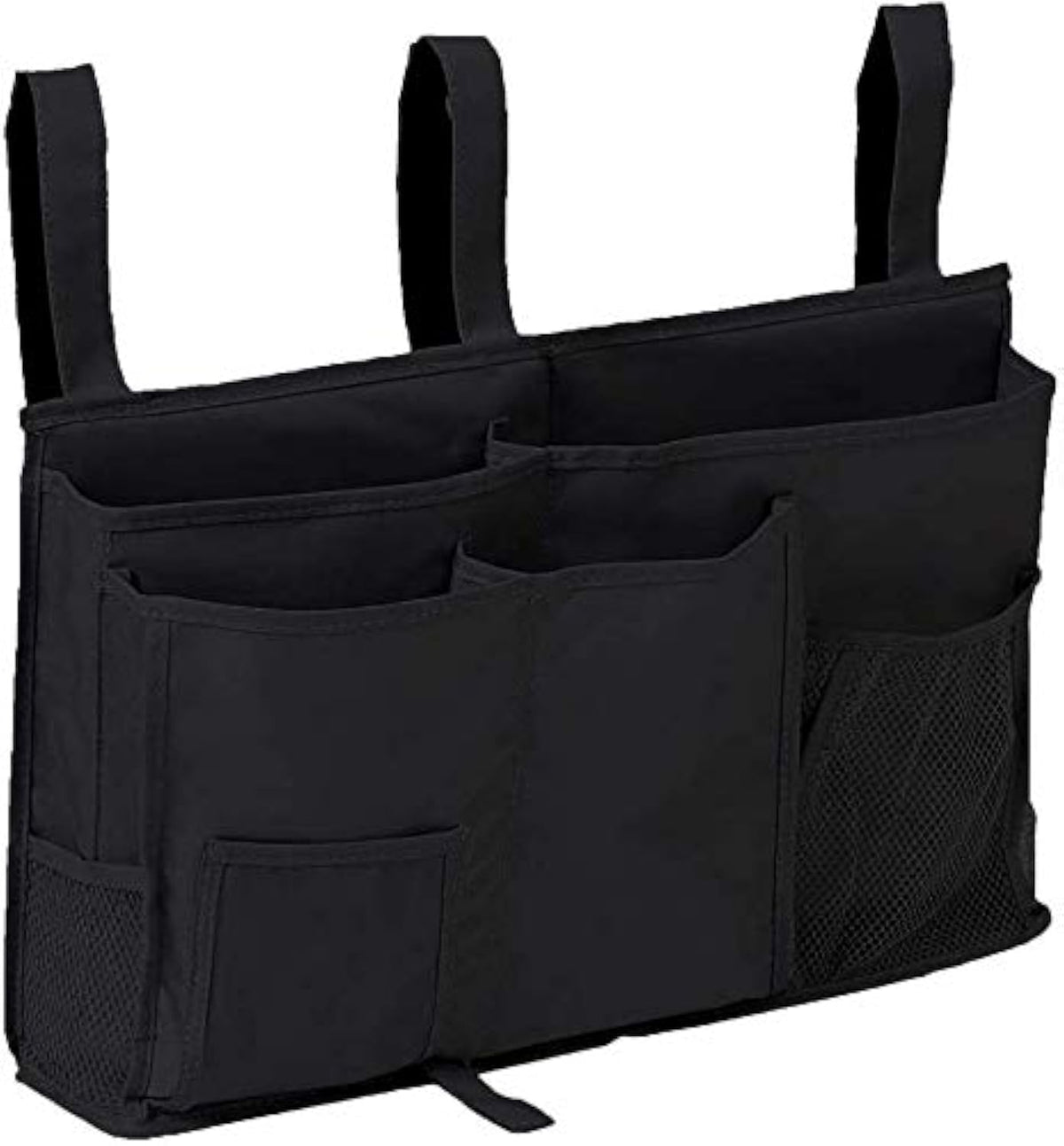 FUNYU Bedside Storage Caddy, Hanging Storage Organizer Bag with 8 Pockets for Bunk Dorm Rooms