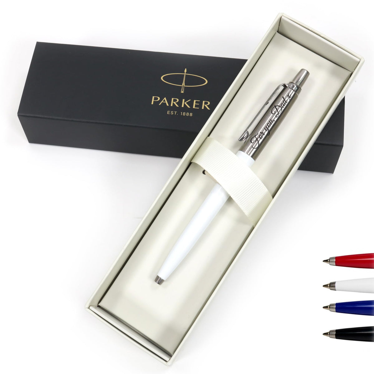 Personalized Custom Parker Jotter Pen + Gift Box | Design A Truly Unique Present | Laser Engraved