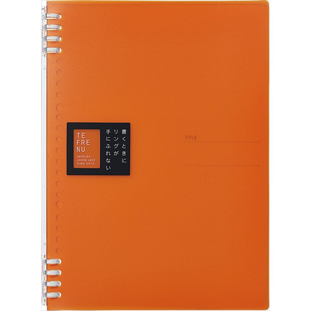 キングジム(Kingjim) King Jim 9855TTE O Ring Notebook, Tefline, B5, Orange