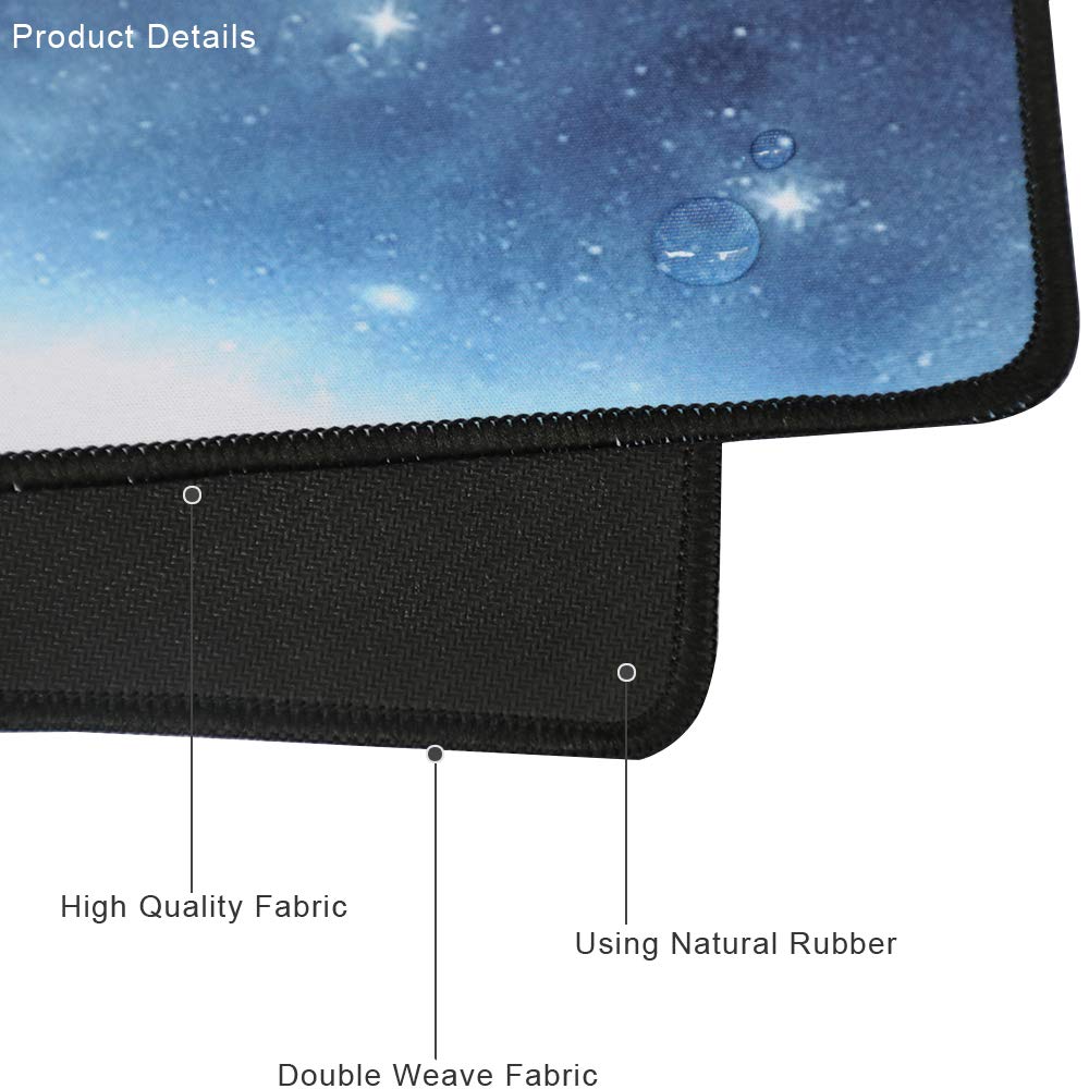 Cmhoo XXL Professional Large Mouse Pad & Computer Game Mouse Mat (35.4x15.7x0.1IN, 90x40 Space)