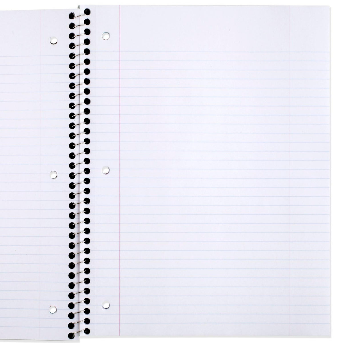 Mead Spiral Notebook, 6 Pack, 1 Subject, College Ruled Paper, 7-1/2" x 10-1/2", 70 Sheets per