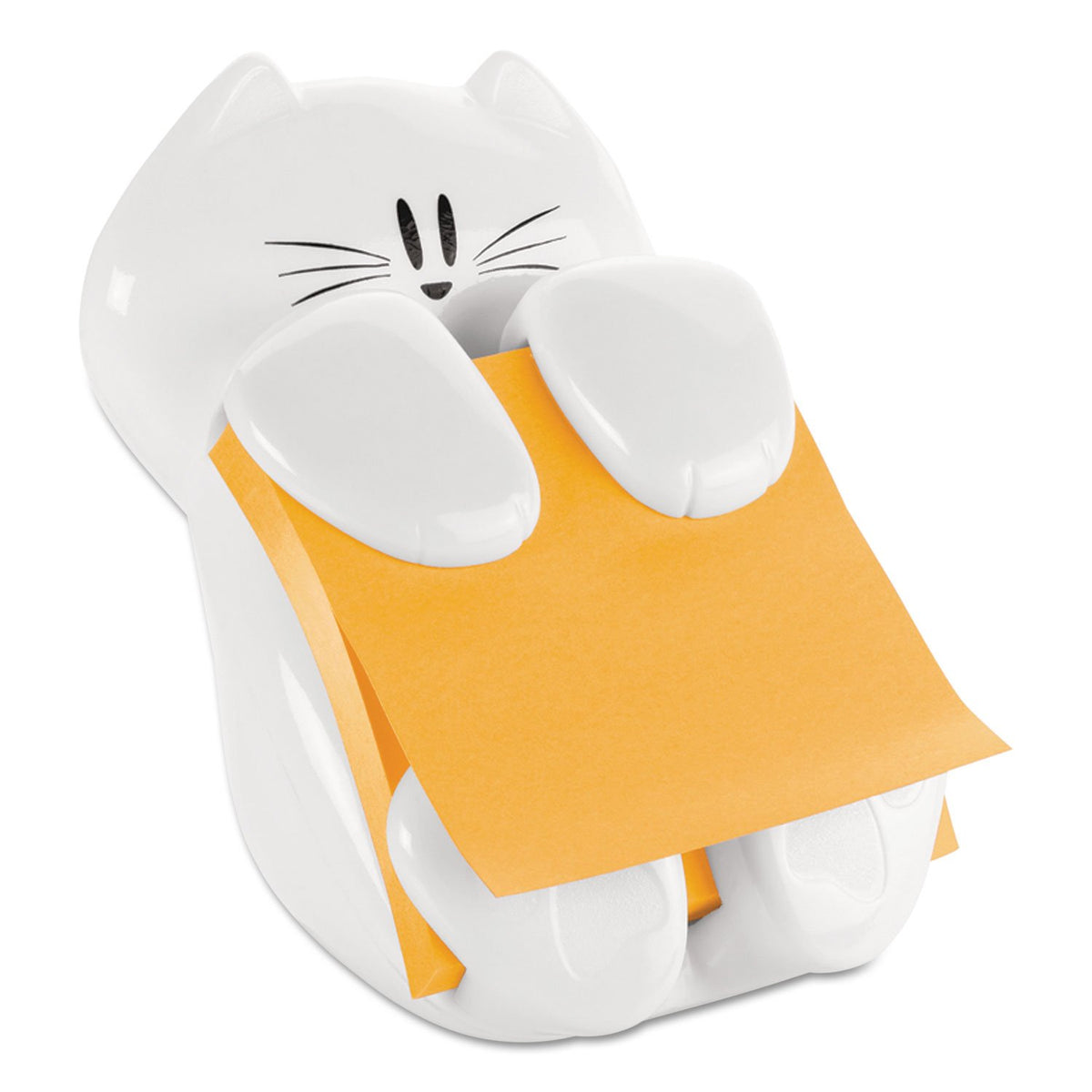Post-it CAT330 Pop-Up Note Dispenser Cat Shape, 3 x 3, White