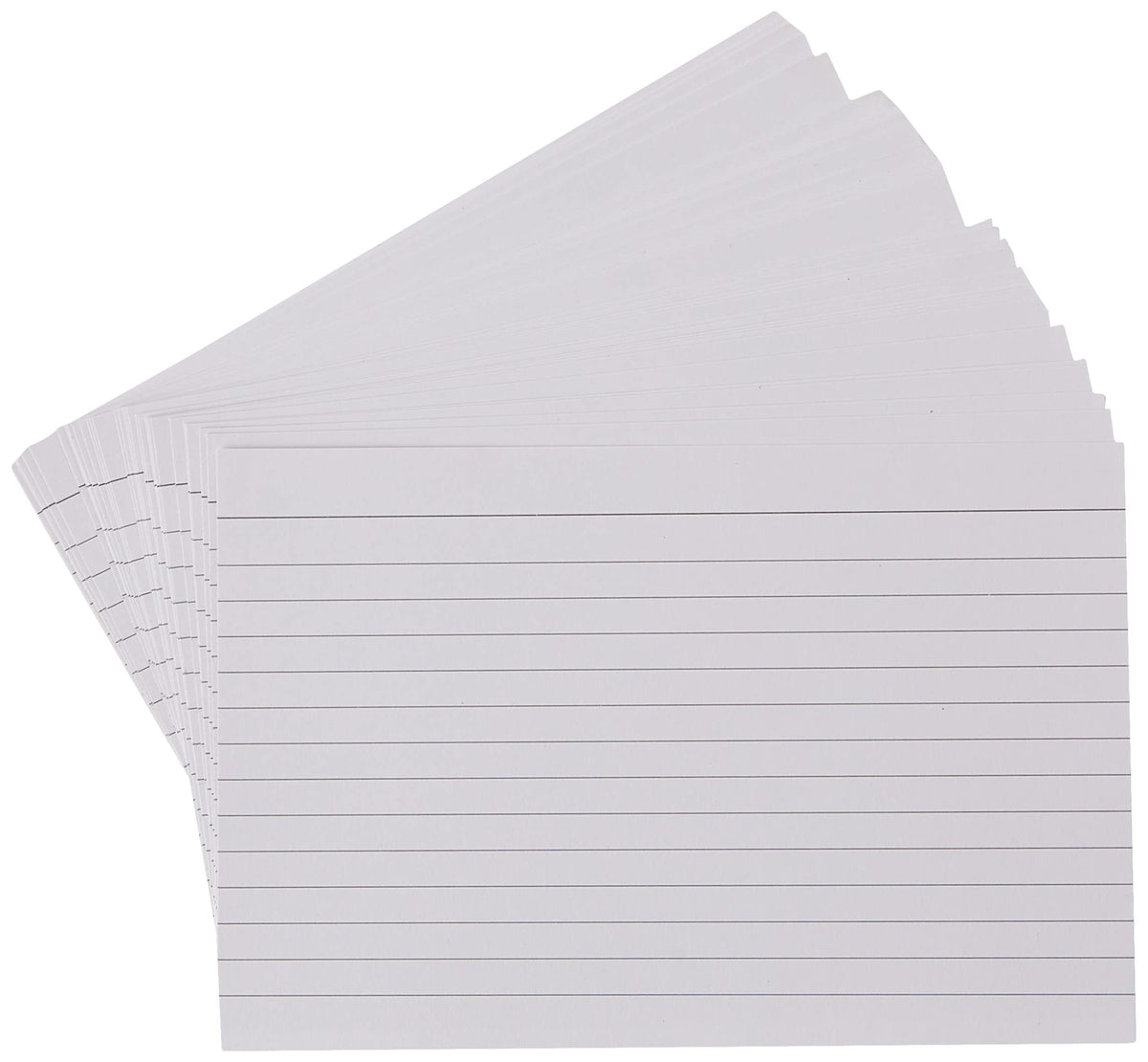 Q-Connect Record Card 152x102mm Ruled Feint White (100 Pack)