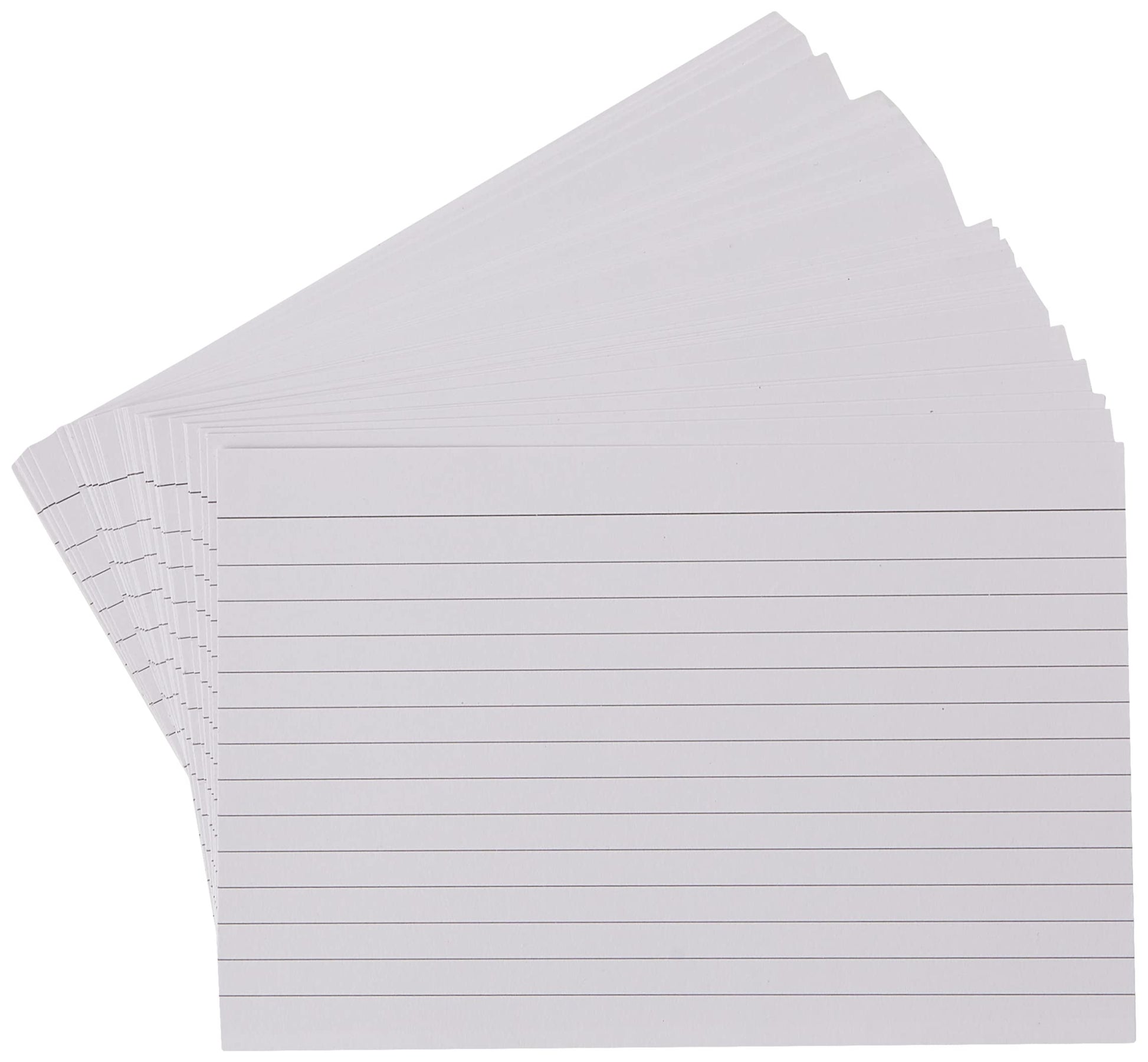 Q-Connect Record Card 152x102mm Ruled Feint White (100 Pack)