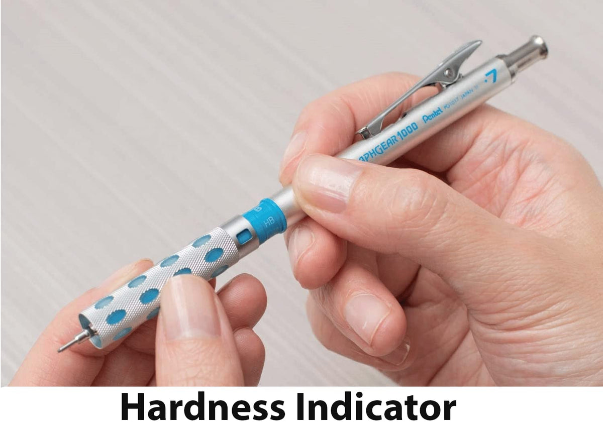 Pentel GraphGear 1000 Mechanical Pencil - Automatic Drafting Pencil - 0.7mm Lead Size - Includes 50
