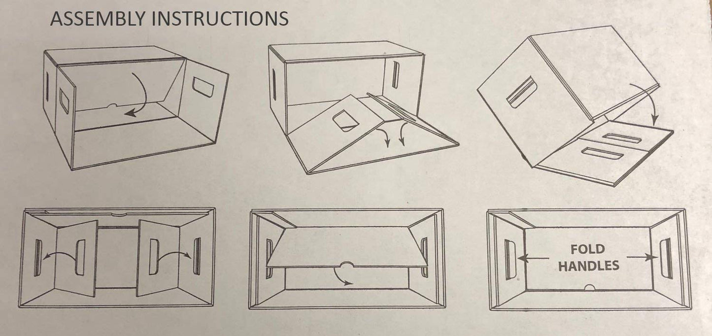 Max Protection Comic Book Storage Short Boxes - 4-Pack