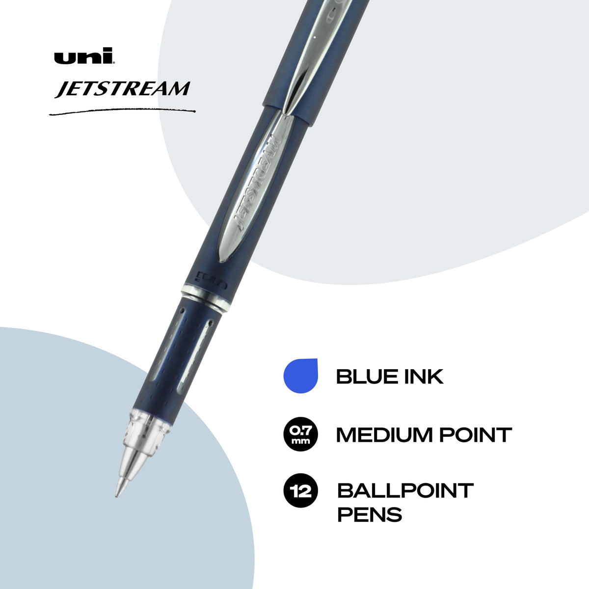 uniball™ Jetstream Ballpoint Pen, Fine Point (0.7mm), Blue