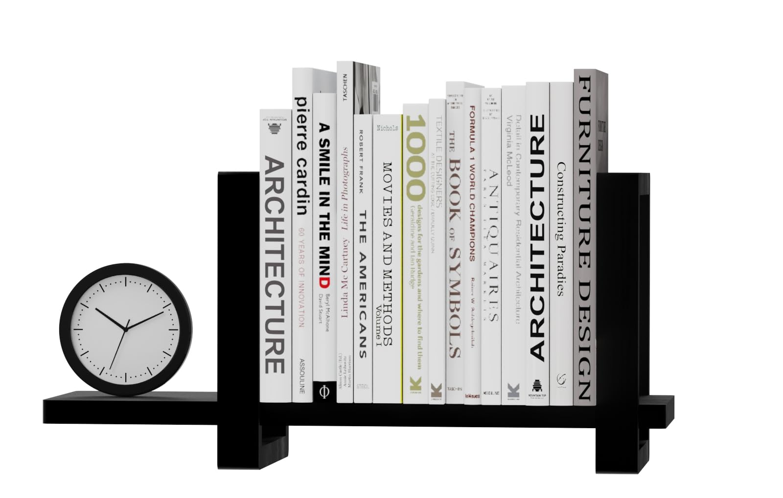 100% Solid Wood Adjustable Desktop Bookshelf, Retro Tabletop Bookshelf, Desk holder Shelf for