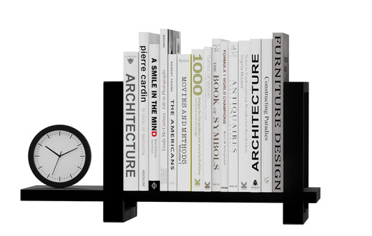 100% Solid Wood Adjustable Desktop Bookshelf, Retro Tabletop Bookshelf, Desk holder Shelf for