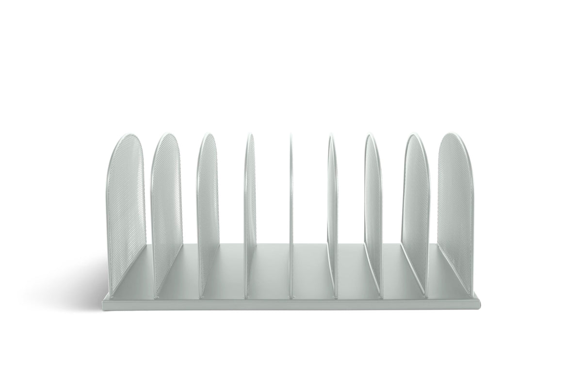 Safco Onyx Desk Organizer with 8 Vertical Sections, File Organizer for Home, Office, Classroom &